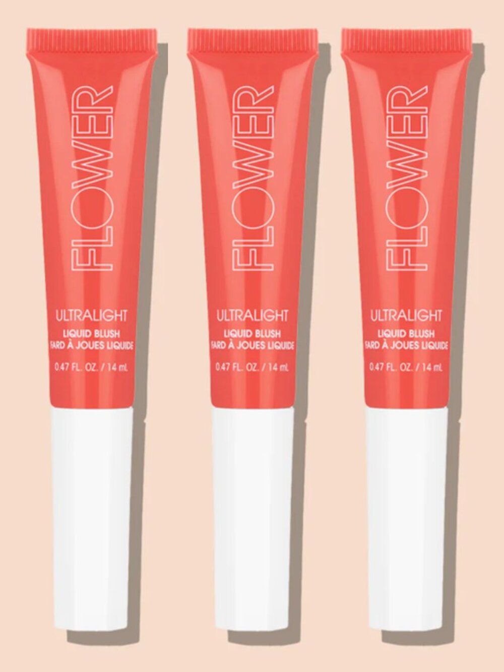 3pc Flower Beauty Ultralight Liquid Blush in Poppy 0.47oz